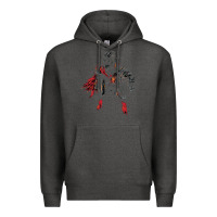 Charcoal Heather eldenring Premium Hoodie - linhVisuals