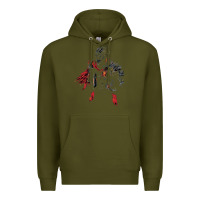 Army Green eldenring Premium Hoodie - linhVisuals