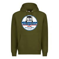 Army Green douglas racing Premium Hoodie - linhVisuals