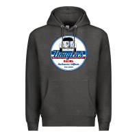 Charcoal Heather douglas racing Premium Hoodie - linhVisuals