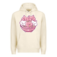 Tofu kawaii cat ramen   cute gift Premium Hoodie - linhVisuals