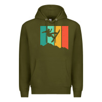 Army Green snowboarding gift t  shirt snowboard tshirt for a snowboarder t  shirt Premium Hoodie - linhVisuals