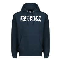 Navy ride snowboard snowboarding Premium Hoodie - linhVisuals