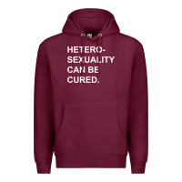 Newheterosexuality Can Be Cured Premium Hoodie | Teevron