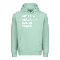 Seafoam newheterosexuality can be cured Premium Hoodie - linhVisuals