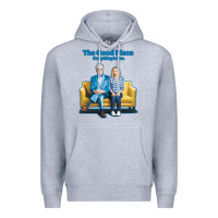 Heather Grey the good place Premium Hoodie - linhVisuals