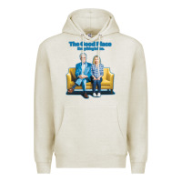 Oatmeal Heather the good place Premium Hoodie - linhVisuals