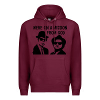 Burgundy Elwood & Jake Premium Hoodie - linhVisuals