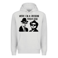 Dove Grey Elwood & Jake Premium Hoodie - linhVisuals