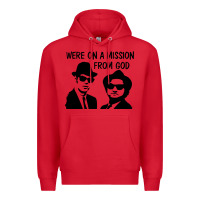Red Elwood & Jake Premium Hoodie - linhVisuals