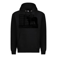 Black beautiful jim key  performing horse Premium Hoodie - linhVisuals