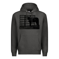 Charcoal Heather beautiful jim key  performing horse Premium Hoodie - linhVisuals