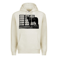 Oatmeal Heather beautiful jim key  performing horse Premium Hoodie - linhVisuals