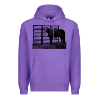 Purple beautiful jim key  performing horse Premium Hoodie - linhVisuals