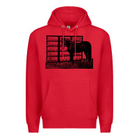 Red beautiful jim key  performing horse Premium Hoodie - linhVisuals