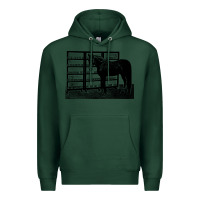 Sports Green beautiful jim key  performing horse Premium Hoodie - linhVisuals
