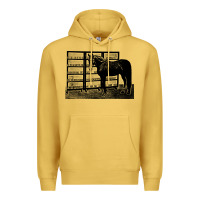 Antique Gold beautiful jim key  performing horse Premium Hoodie - linhVisuals