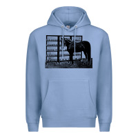 Colony Blue beautiful jim key  performing horse Premium Hoodie - linhVisuals