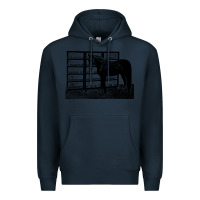Navy beautiful jim key  performing horse Premium Hoodie - linhVisuals