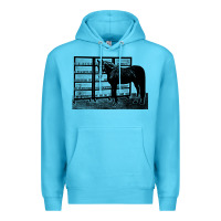 Ocean Blue beautiful jim key  performing horse Premium Hoodie - linhVisuals