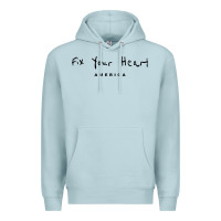 Blue Mist Fix your heart america Premium Hoodie - linhVisuals