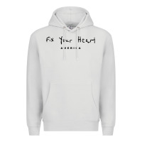 Dove Grey Fix your heart america Premium Hoodie - linhVisuals