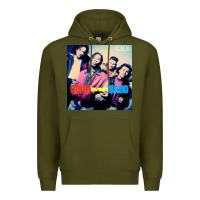 Army Green Color Me Badd Premium Hoodie - linhVisuals