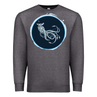 Charcoal Heather Sea Emperor Transparent Graphic Premium Sweatshirt - Bettercallsaul