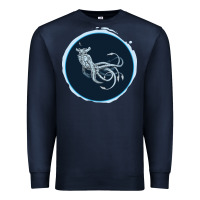 Navy Sea Emperor Transparent Graphic Premium Sweatshirt - Bettercallsaul