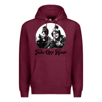 Burgundy take off hoser Premium Hoodie - linhVisuals
