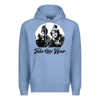 Colony Blue take off hoser Premium Hoodie - linhVisuals