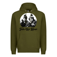Army Green take off hoser Premium Hoodie - linhVisuals