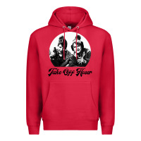 Cardinal take off hoser Premium Hoodie - linhVisuals