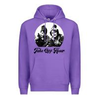 Purple take off hoser Premium Hoodie - linhVisuals