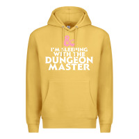 Antique Gold I'm sleeping with the dungeon master Premium Hoodie - linhVisuals