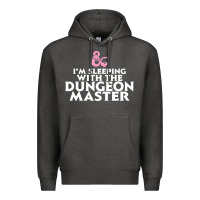 Charcoal Heather I'm sleeping with the dungeon master Premium Hoodie - linhVisuals