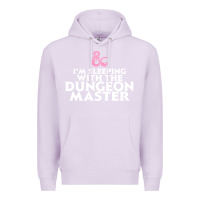 Lilac I'm sleeping with the dungeon master Premium Hoodie - linhVisuals