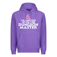 Purple I'm sleeping with the dungeon master Premium Hoodie - linhVisuals