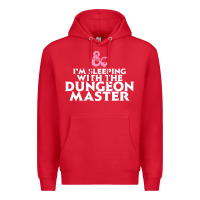 Red I'm sleeping with the dungeon master Premium Hoodie - linhVisuals