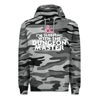 Slate Camo I'm sleeping with the dungeon master Premium Hoodie - linhVisuals