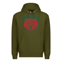 Army Green bushwood country club Premium Hoodie - linhVisuals