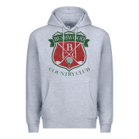 Heather Grey bushwood country club Premium Hoodie - linhVisuals