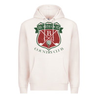 Pale Pink bushwood country club Premium Hoodie - linhVisuals