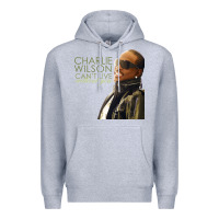 Heather Grey Charlie Wilson Premium Hoodie - linhVisuals