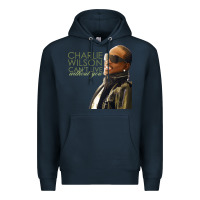 Navy Charlie Wilson Premium Hoodie - linhVisuals