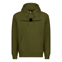 Army Green cirrus vision sf50 jet Premium Hoodie - linhVisuals