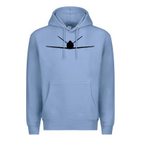 Colony Blue cirrus vision sf50 jet Premium Hoodie - linhVisuals