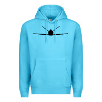 Ocean Blue cirrus vision sf50 jet Premium Hoodie - linhVisuals