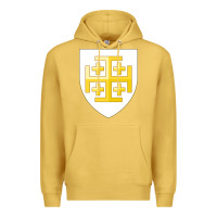 Antique Gold arms of the kingdom of jerusalem Premium Hoodie - linhVisuals
