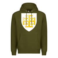 Army Green arms of the kingdom of jerusalem Premium Hoodie - linhVisuals